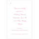 Pink Hibiscus Die-cut Invitations Image 4 of 4